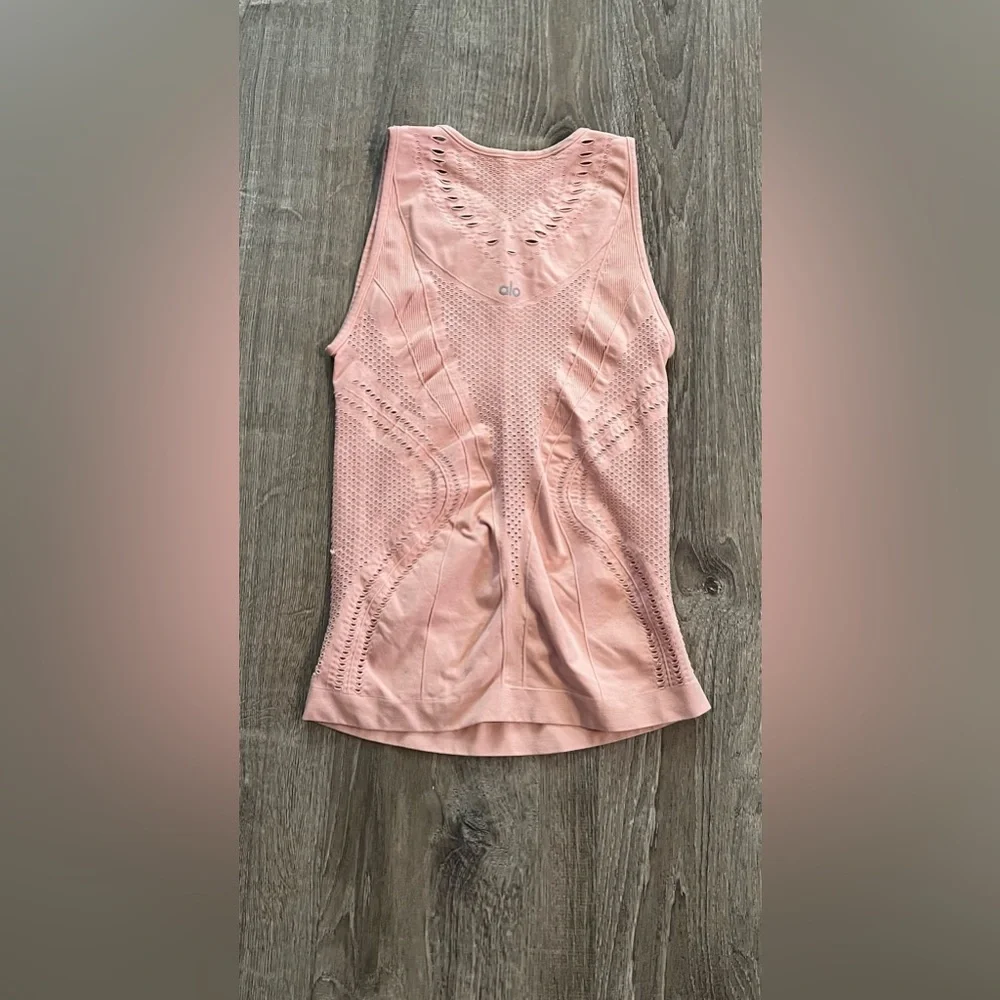 Alo yoga Lark Mesh Detail Seamless Tank